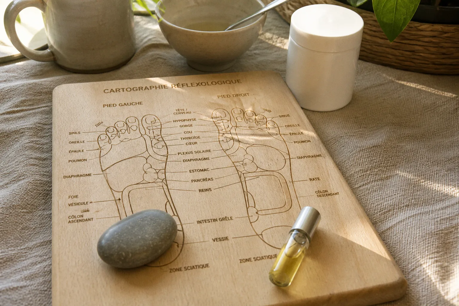 Digestion difficile : le protocole de réflexologie plantaire