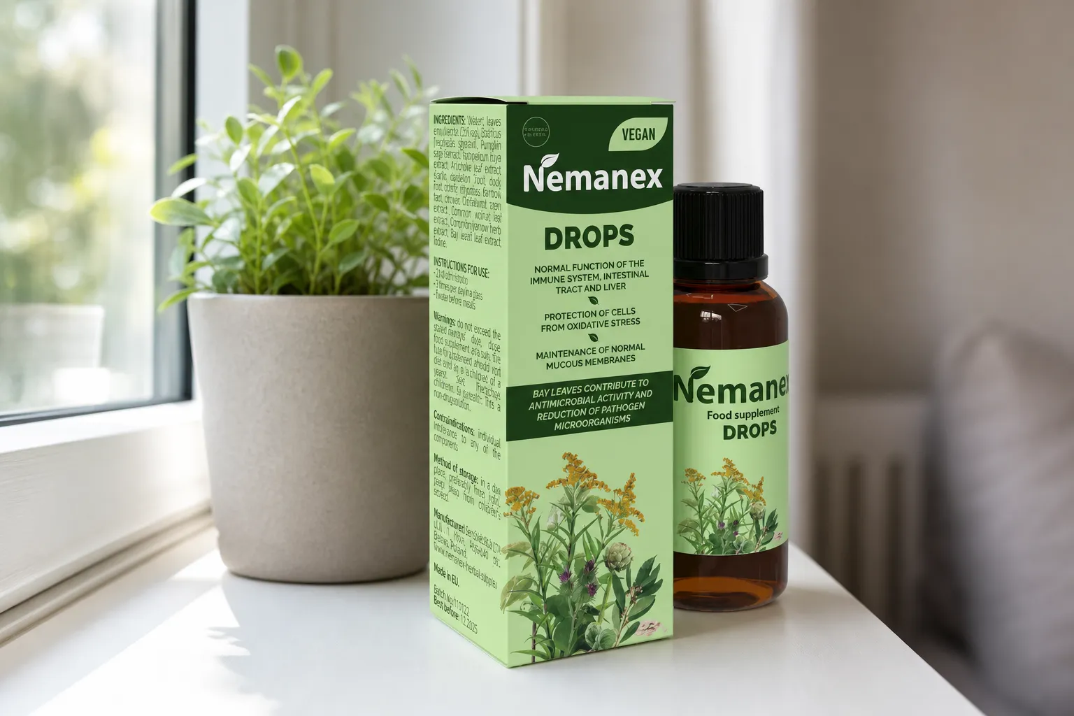 Nemanex — le produit au quotidien